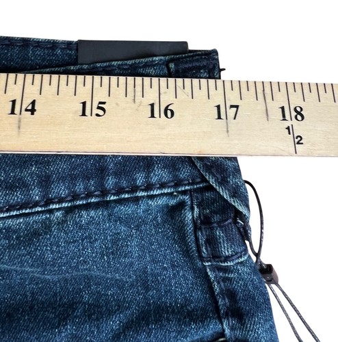 True Religion Geno Flap Big T Mens Jeans Mid-Rise Size 33 Dark Wash Denim - Picture 9 of 16