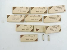 100 NOS German-Made 8 amp Ceramic Fuses Vintage BMW Volkswagen NSU Benz 18555rs