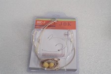 JK MIC-J 069 Earhook Headworn Headset Microphone w Standard 1/8 TRS Connector