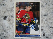 Florida Panthers Jesse Belanger Signed Autographed 1993-94 Premier Nr.Mint