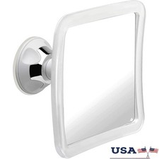 Fog Resistant Shower Mirror W/ Suction Cup Shatterproof Travel Gift Him New