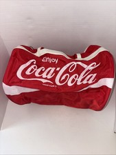 Vintage Enjoy Coca Cola 15.5" X 10" Duffle Bag Employee