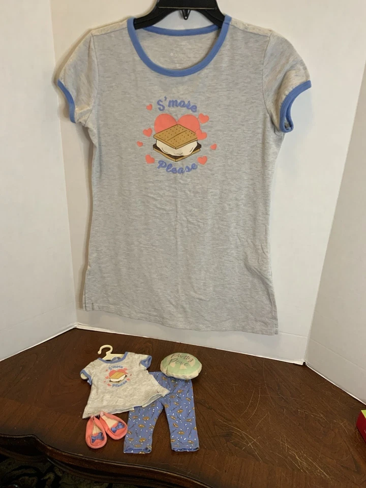 Pijama muñeca American Girl "S'more Please" talla grande 14/16 Foto 2 de 4