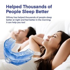 Portable Anti Snoring Device Anti Snoring Mouthpiece Nighttime Mouth Guard New