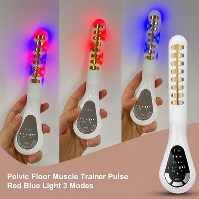 Pelvic Floor Strengthener Microcurrent Kegel Trainer Vaginal Rejuvenation Wand