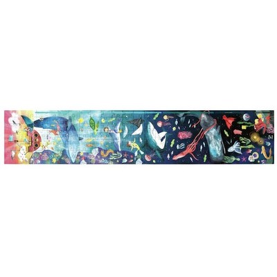 Puzzle Wasserleben Phosphoreszierend XXL - Puzzle 200 Teile für Kinder 6 Jahre