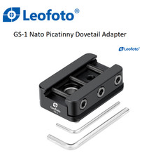 New Leofoto GS-1 Nato Picatinny Dovetail Adapter/QD Socket
