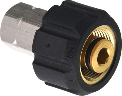 #ad Tool Daily Pressure Washer Adapter M22 to 3 8 Black Gold Silver $18.99