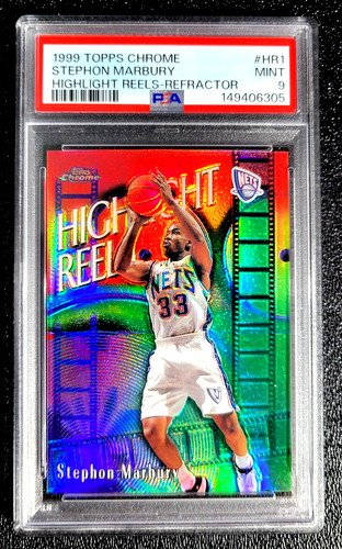 Stephon Marbury [Refractor] #HR1 1999 Topps Chrome Highlight Reels card
