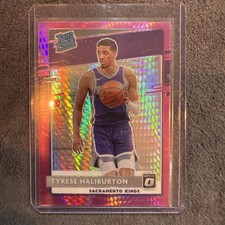 2020-21 Panini Donruss Optic Rated Rookie Tyrese Haliburton 162 Pink Hyper Prizm