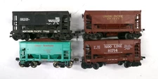 (4) HO gauge ore cars (lot 8634)