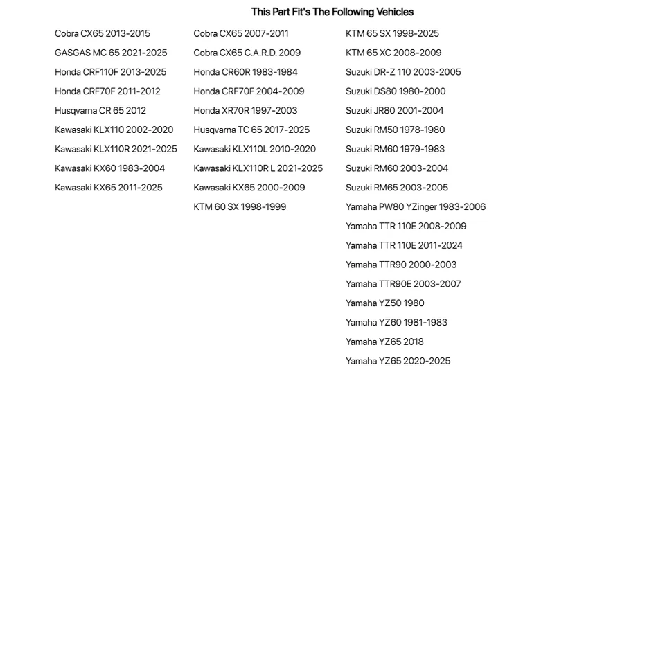 Bridgestone Standard Motorcycle Tube 80/100x12 For HONDA XR70R 1997-2003 - Image 4 of 4