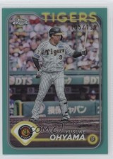 2024 Chrome NPB Nippon Professional Baseball Aqua Refractor Yusuke Ohyama 04cw