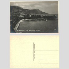 Vintage Postcard - Beaulieu-sur-Mer et la Grande Corniche REAL PHOTO UNPOSTED
