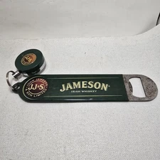 Jameson Irish Whiskey Bar Bottle Opener with Retractable Reel – Vintage Promo...