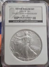 2006 W American Silver Eagle $1 NGC MS 69 - 20th Anniversary- Silver Dollar Set