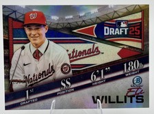 2025 Bowman Draft - Bowman Draft Night Eli Willits #BDN-1 Refractor /250 (RC)