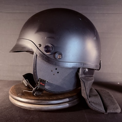 Crown Impact 906 Helmet Size Small C-3 Black USA Made Headgear Neck Protector