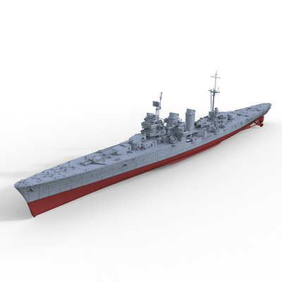 PreSale 1/350 Duca Degli Abruzzi-Class RN Duca Degli Abruzzi 1944 Full Hull