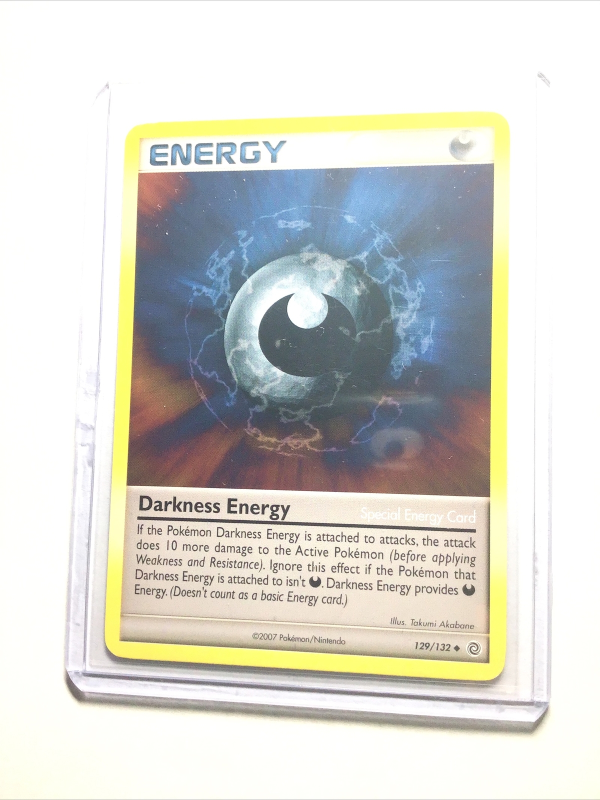 DARKNESS ENERGY - 129/132 - Secret Wonders - Uncommon - Pokemon Card - NM