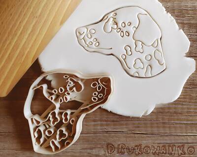 Dalmatian Dog Cookie Cutter Pastry Fondant Dough Biscuit Pet Animal Doggo 
