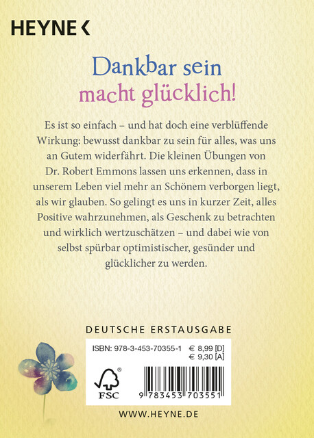 Thumbnail - Robert A. Emmons / Das Kleine Buch Der Dankbarkeit / 9783453703551