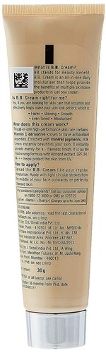 Garnier Beauty Benefit BB Cream 18gm SPF 24 /PA+++ UVA/UVB Protection All Skin - Picture 3 of 9