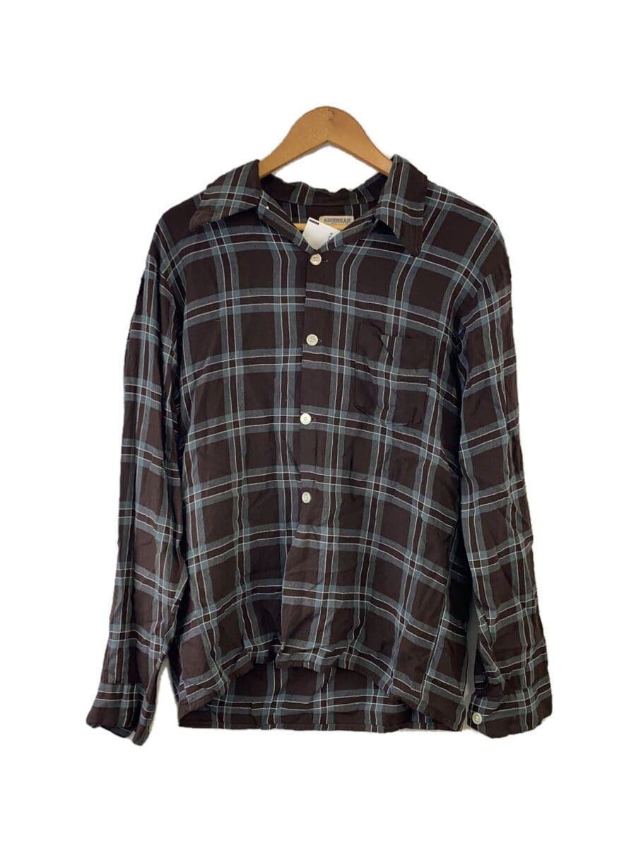 Other brands long sleeve shirt 70s AMERICAN Casuals L rayon Other brands long sleeve shirt 70s AMERICAN Casuals L rayon