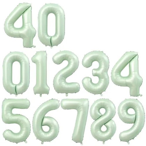 40" Giant Foil Number Self Inflating Balloons Birthday Wedding Baloon Age Party - Picture 26 of 36