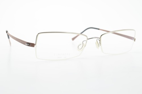 Lindberg Glasses Frame Titanium 3011 48-15 135 Col. U12 Silver Copper XS-S + - 第 12/12 張圖片