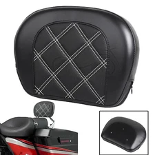 PU Leather Sissy Bar Backrest Pad For Harley Electra Glide Classic FLHTC FLHTCU