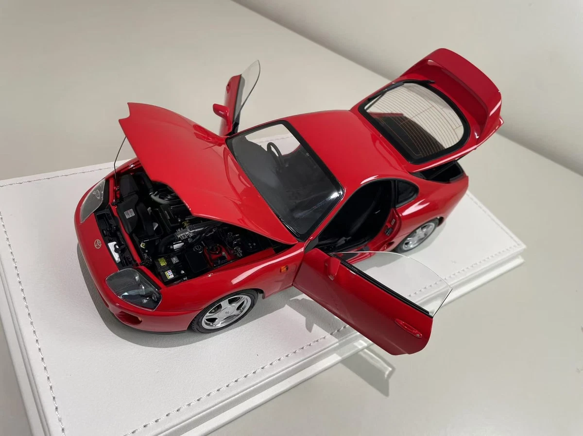 LCD 1:18 Toyota SUPRA A80 MK3 Red Diecast Licensed Brand New