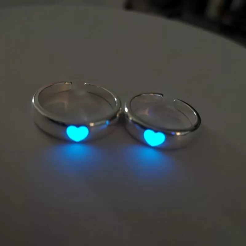 Glow in the dark couple rings deals