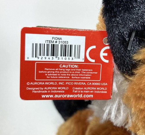 Aurora World FIONA el ZORRO ROJO peluche animal de peluche acostado 12" 31053 - Imagen 4 de 11