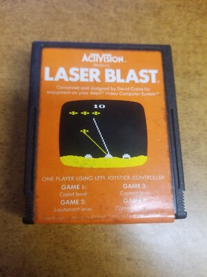 Laser Blast (Atari 2600, 1981)(TESTED)