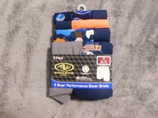 Athletic Works Boy s Performance Boxer Briefs 5 Pack Size S 6/7 Moisture Wick