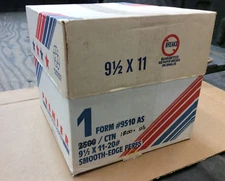 Perforated Computer Paper 9.5"x11" White 20lb 1800/Ctn