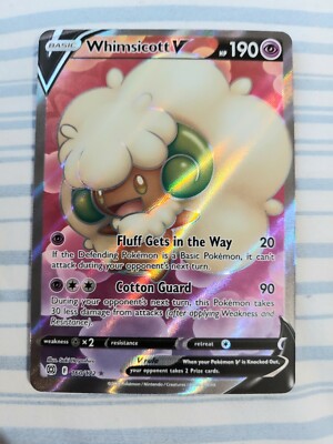 Whimsicott V 160/172 Brilliant Stars NM Ultra Rare Full Art Pokemon Card | eBay Whimsicott V 160/172 Brilliant Stars NM Ultra Rare Full Art Pokemon Card | eBay