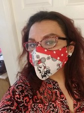 FABRIC FACE mask. Reusable and Washable. Made in USA