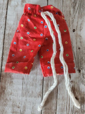 1990's Barbie Genuine Fashions Red Polka Dots Shorts Pants Doll Size READ