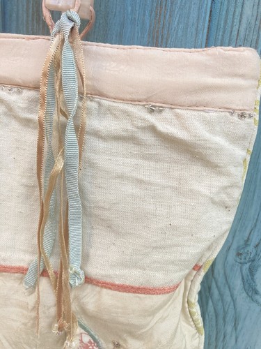 Vintage Bag Pink Orange Y2K Butterfly Bead Boho Festival Summer 00s Accessorize - Picture 10 of 21