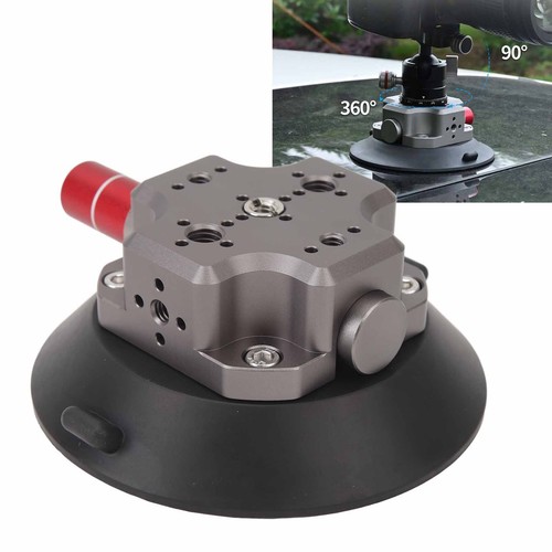 4.7in Suction Cup Camera Mount Silicone Camera Metal Car Mount With 1/4 3/8i Hot - Photo 12 sur 12