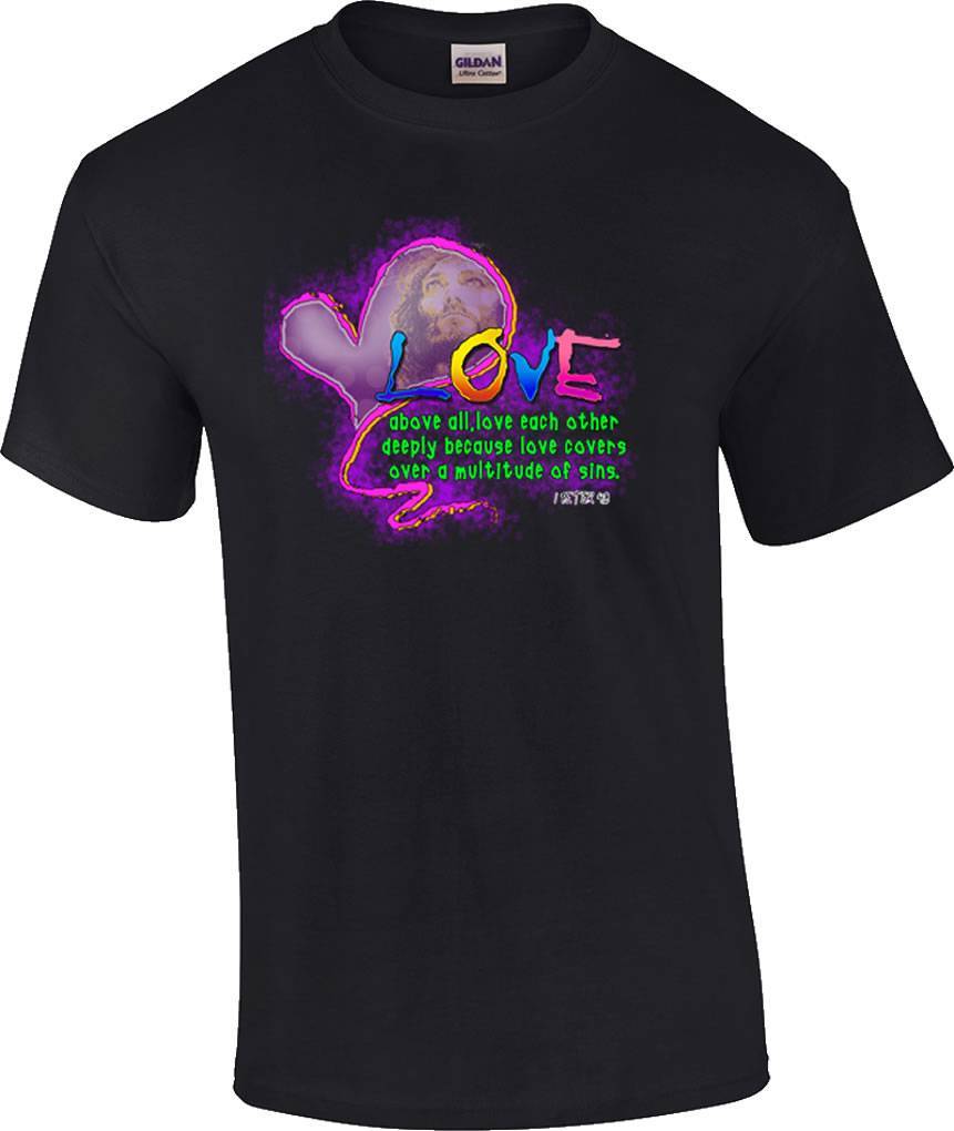 ALTRA Christian Love Above All Love Each Other Deeply T Shirt