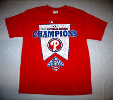 Philadelphia Phillies 2008 N.L. Champions World Series T-Shirt YOUTH Medium