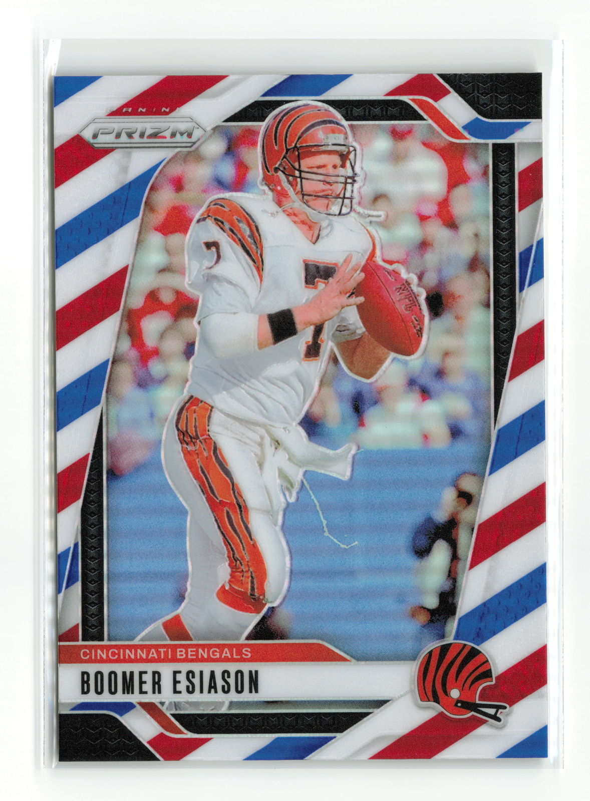 BOOMER ESIASON #61 2024 PANINI PRIZM BENGALS RED WHITE BLUE