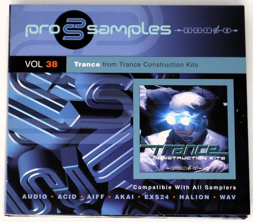 Zero-G Pro Samples 38 Trance Samples Biblioteca/Biblioteca de Sonidos/Muestreo Doble CD Foto 3 de 4