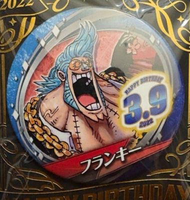 激レア ONE PIECE フランキー バースデーピンズ ONE PIECE Can Badge