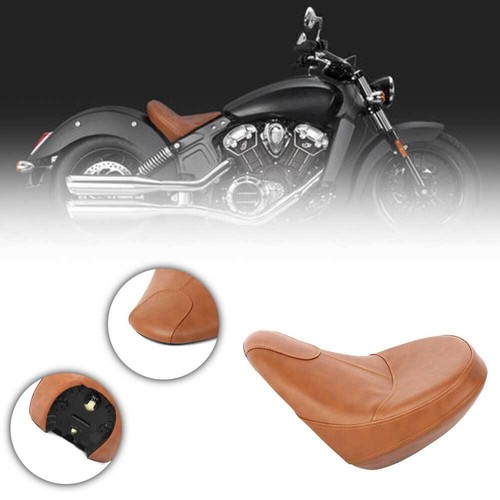 Seat Pillion Cushion High quality Pad Brown For Indian Scout Models 2015 2020 - Picture 12 of 17