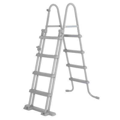 Bestway Sicherheitsleiter Flip & Lock Pool Leiter 122 cm hochklappbar