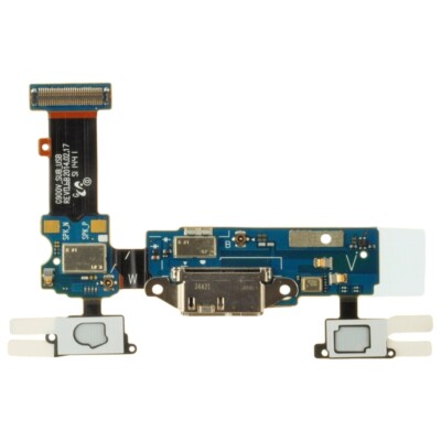 Flex Cable Charge Port Home Button Mic for Samsung G900V Galaxy S5 Power Replace